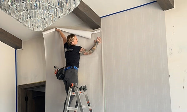 Master Wallpaper Installer at work